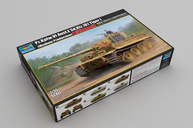 1/35 Pz.Kpfw.VI Ausf.E Tiger I (Medium Production) w/ Zimmerit - Hobby Sense