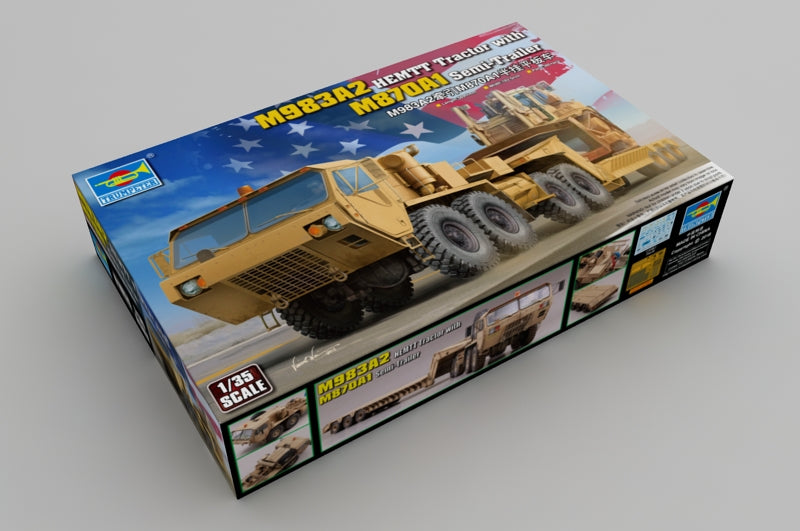 1/35 M983A2 HEMTT Tractor with M870A1 Semi-Trailer - Hobby Sense