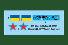 1/35 Ukraine KrAZ-6322 "Soldier" Cargo Truck - Hobby Sense
