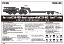 1/35 Russian KZKT-7428 Transporter with KZKT-9101 Semi-Trailer - Hobby Sense