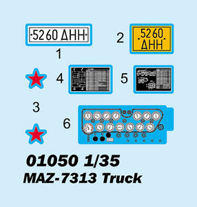 1/35 MAZ7313 Truck - Hobby Sense