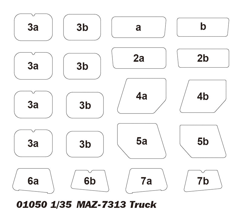 1/35 MAZ7313 Truck - Hobby Sense