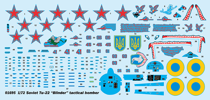 1/72 Soviet Tu-22 Blinder Tactical Bomber - Hobby Sense