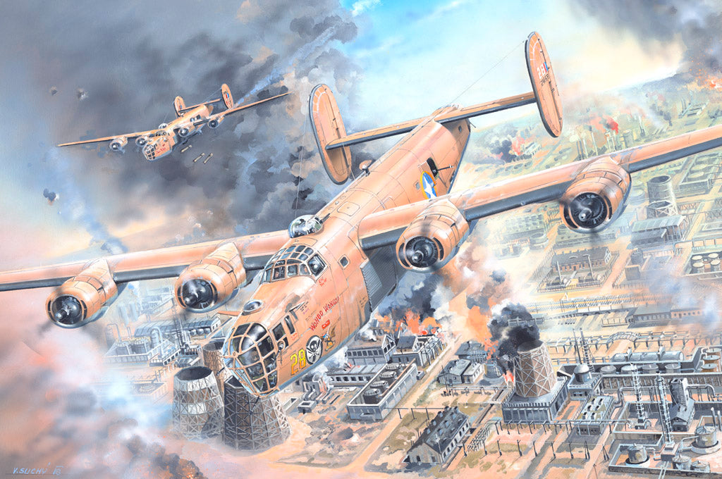 1/32 B-24D Liberator with Full Interior - Hobby Sense