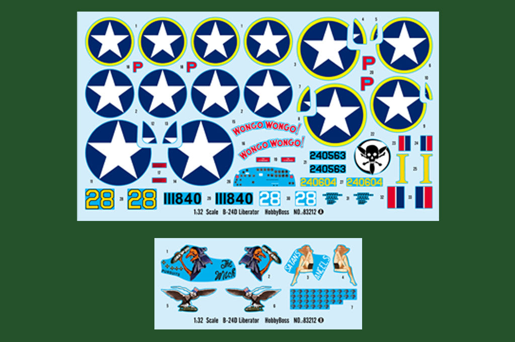 1/32 B-24D Liberator with Full Interior - Hobby Sense