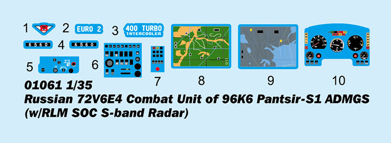 1/35 Russian Combat Unit of 96K6 Pantsir w/RLM SOC S-band Radar - Hobby Sense