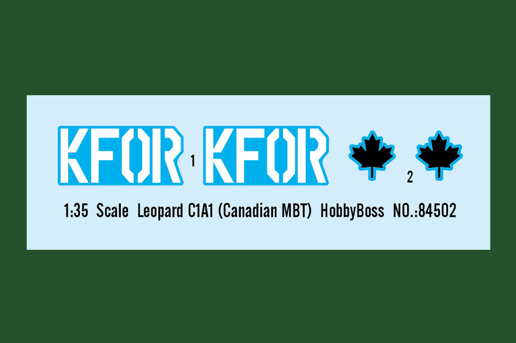 1/35 Leopard C1A1 (Canadian MBT) - Hobby Sense