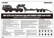 1/35 MAZ 537G Late Production type with ChMZAP-9990 Semi Trailer - Hobby Sense