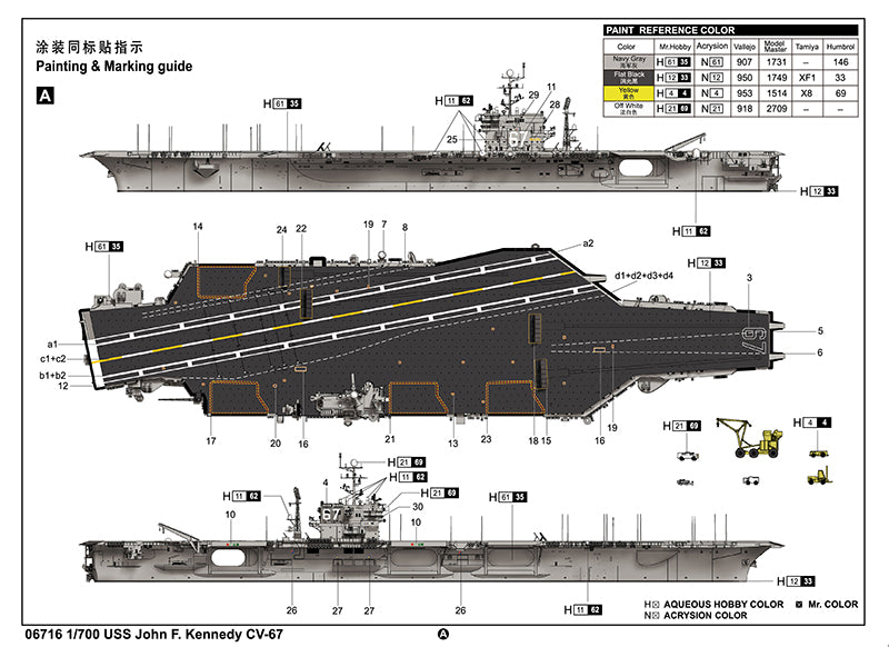 1/700 USS John F. Kennedy CV-67 - Hobby Sense