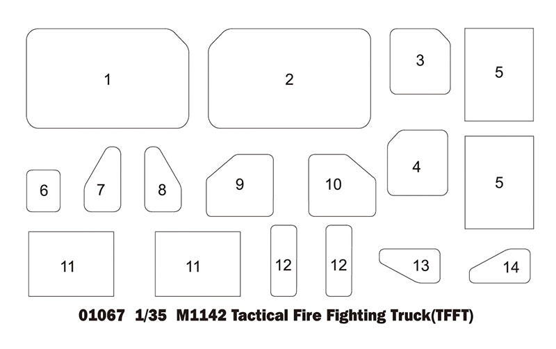 1/35 M1142 HEMTT Tactical Fire Fighting Truck - Hobby Sense