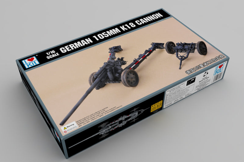 1/16 German 105mm K18 Cannon - Hobby Sense