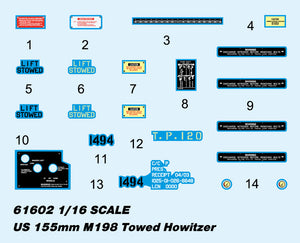 1/16 US M198 155mm Towed Howitzer - Hobby Sense