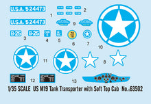 1/35 US M19 Tank Transporter With Soft Top Cab - Hobby Sense