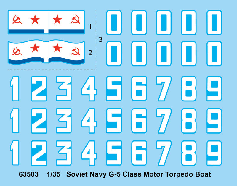 1/35 Soviet Navy G-5 Class Motor Torpedo Boat - Hobby Sense