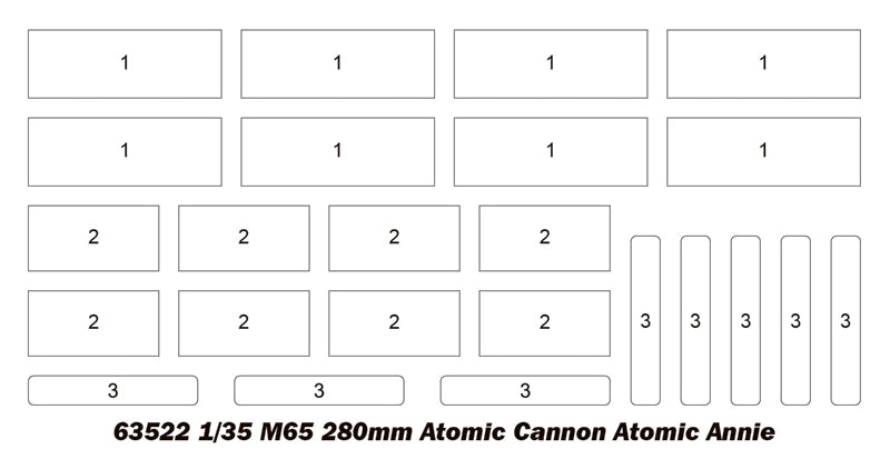 1/35 M65 280mm Atomic Cannon Atomic Annie - Hobby Sense
