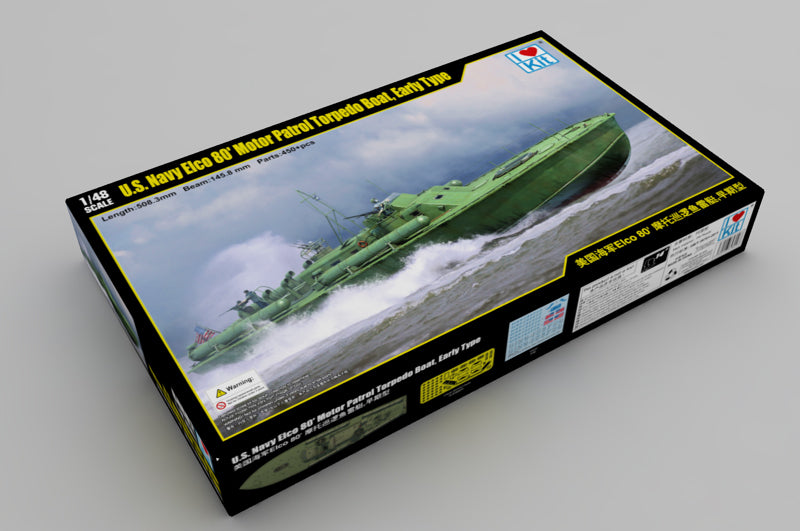 1/48 US Navy Elco 80 Motor Patrol Torpedo Boat, Early Type - Hobby Sense