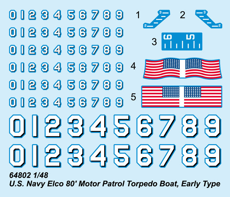 1/48 US Navy Elco 80 Motor Patrol Torpedo Boat, Early Type - Hobby Sense