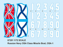 1/72 Russian Navy OSA Class Missile Boat , OSA-1 - Hobby Sense