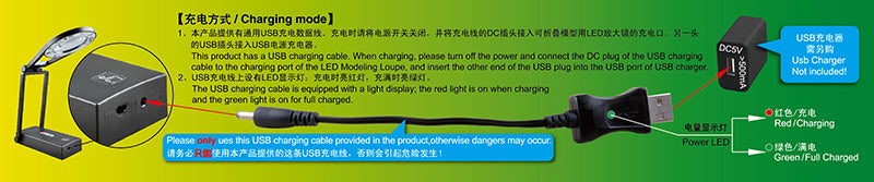 LED Modeling Loupe - Hobby Sense