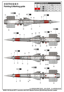 1/35 Soviet 5P71 Launcher with 5V27 Missile Pechora - Hobby Sense