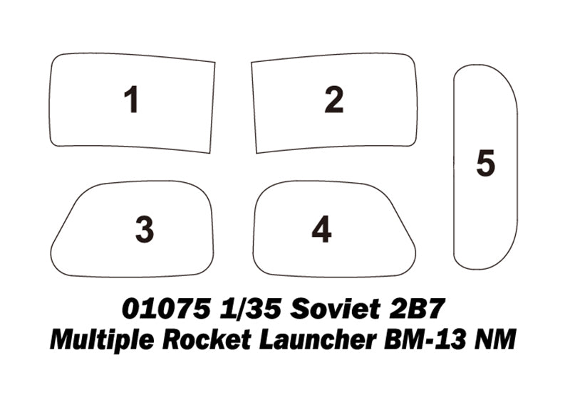 1/35 Soviet 2B7 Multiple Rocket Launcher BM-13 NM - Hobby Sense