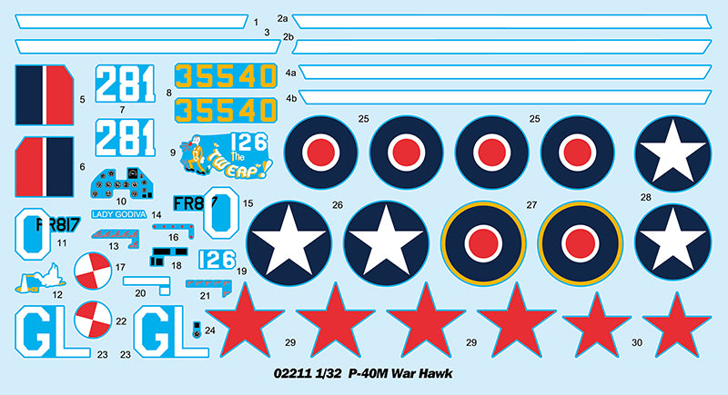 1/32 P40M War Hawk - Hobby Sense