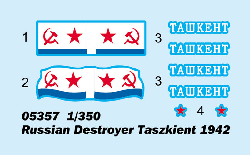 1/350 Russian Destroyer Taszkient 1942 - Hobby Sense