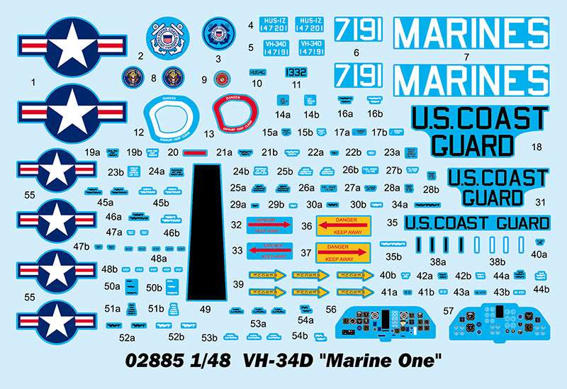 1/48 VH34D Marine One, Re-Edition - Hobby Sense