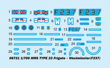 1/700 HMS TYPE 23 Frigate Westminster(F237) - Hobby Sense