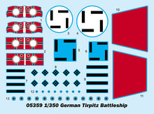 1/350 German Tirpitz Battleship - Hobby Sense