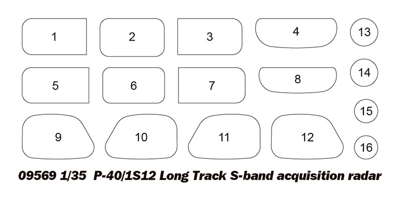 1/35 P40/1S12 Long Track S-Band Acquisition Radar - Hobby Sense