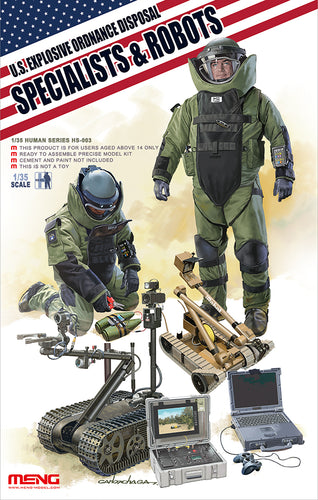 1/35 U.S. Explosive Ordnance Disposal Specialists & Robots - Hobby Sense