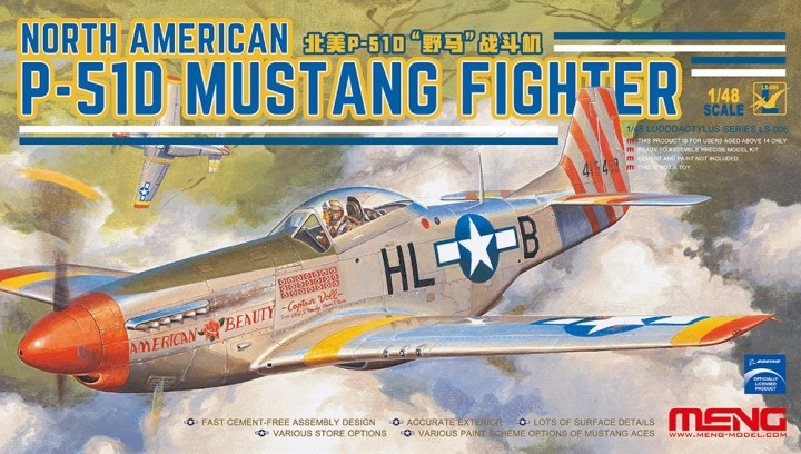 1/48 North American P-51D Mustang - Hobby Sense