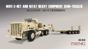 1/35 US M911 C-HET (8x6) and M747 Heavy Equipment Semi-Trailer - Hobby Sense