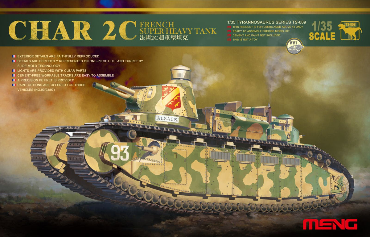 1/35 Char 2C French Super Heavy Tank - Hobby Sense