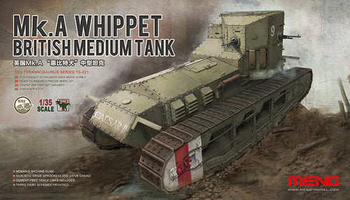 1/35 Mk.A Whippet British Medium Tank - Hobby Sense