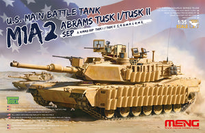 1/35 U.S. Main Battle Tank M1A2 SEP Abrams Tusk I/Tusk II - Hobby Sense