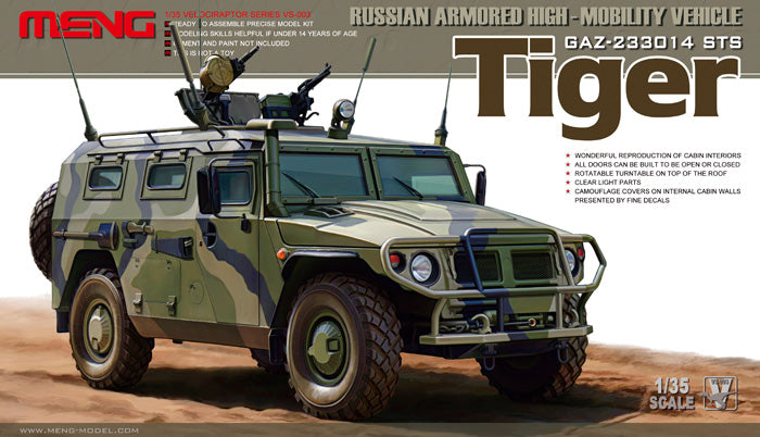 1/35 Russian Armored High-Mobility Vehicle GAZ-233014 STS Tiger - Hobby Sense