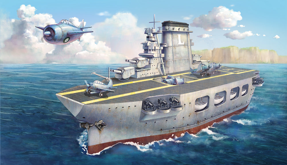 Warship Builder, Lexington, Meng Kids - Hobby Sense