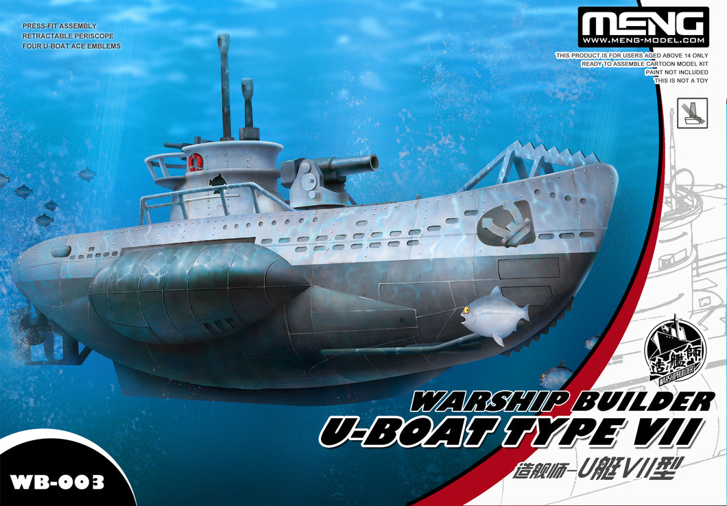 Warship Builder U Boat Type VII, Snap - Hobby Sense