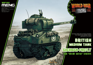 Sherman Fireffly British Medium Tank, World War Toons - Hobby Sense