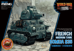 French Medium Tank Somua S35, World War Toons - Hobby Sense