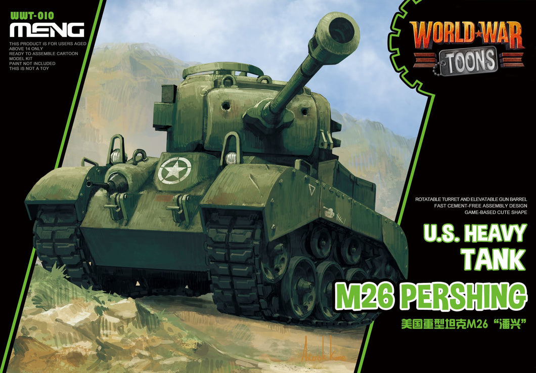 US Heavy Tank M26 Pershing, World War Toons - Hobby Sense