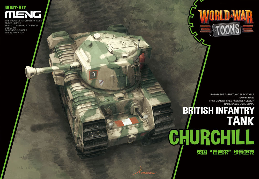 British Infantry Tank Churchill, World War Toons - Hobby Sense