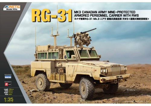 RG-31 MK3 Canadian Army Mine-Protected Armored Personnel Carrier with RWS - Hobby Sense