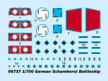1/700 German Scharnhorst Battleship - Hobby Sense