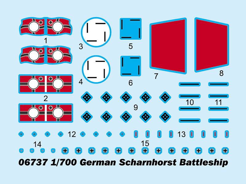 1/700 German Scharnhorst Battleship - Hobby Sense
