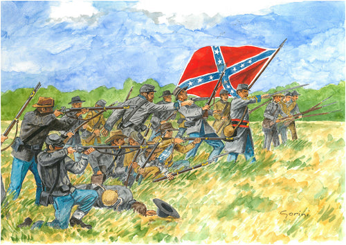 1/72 Confederate Infantry American Civil War - Hobby Sense