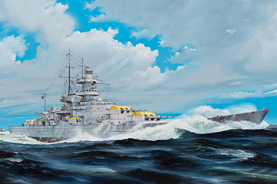 1/200 German Gneisenau Battleship - Hobby Sense