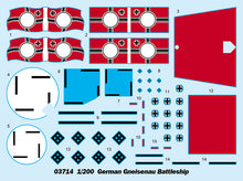 1/200 German Gneisenau Battleship - Hobby Sense